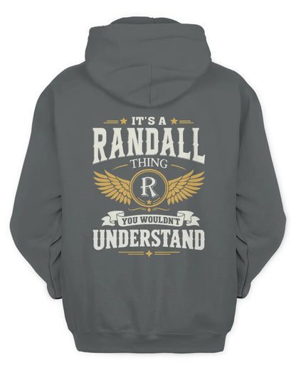 RANDALL KT06-M008 It’s a [NAME] Thing – You Wouldn’t Understand | Personalized Vintage T-Shirt - Unisex Hoodie - Charcoal