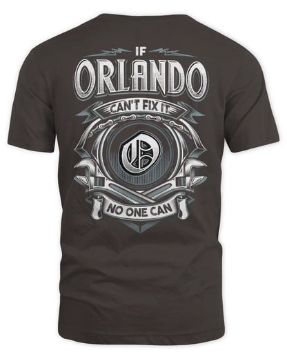 ORLANDO AP81-K4-626 - Personalized Ahmed Quote Apparel “If Ahmed Can't Fix It, No One Can” - Unisex Standard T-Shirt - Dark Chocolate