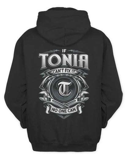 TONIA AP81-K4-626 - Personalized Ahmed Quote Apparel “If Ahmed Can't Fix It, No One Can” - Unisex Hoodie - Black
