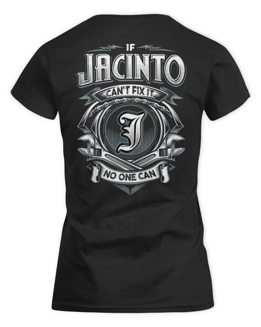 JACINTO AP81-K4-626 - Personalized Ahmed Quote Apparel “If Ahmed Can't Fix It, No One Can” - Women's Standard T-Shirt - Black