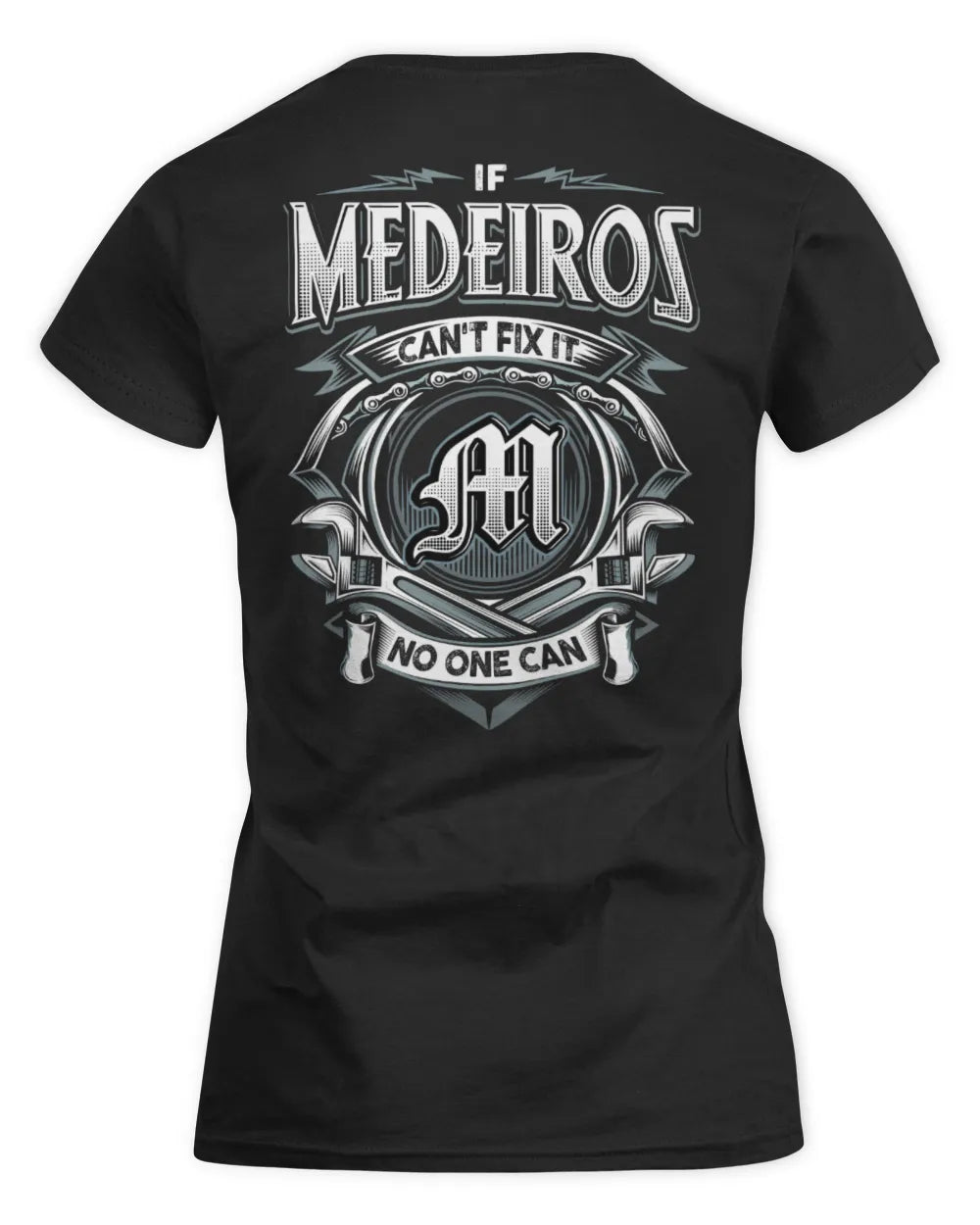 MEDEIROS AP81-K4-626 - Personalized Ahmed Quote Apparel “If Ahmed Can't Fix It, No One Can” - Women's Standard T-Shirt - Black