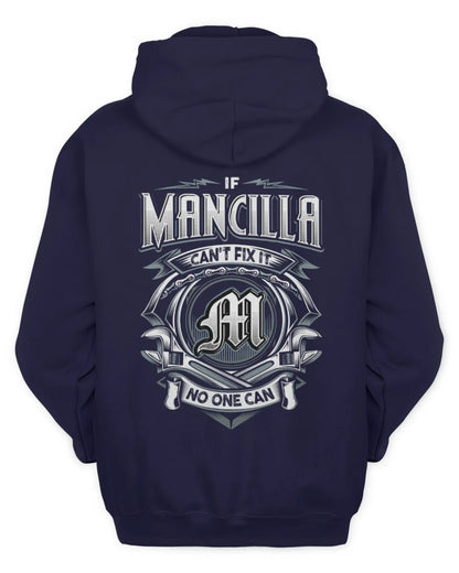 MANCILLA AP81-K4-626 - Personalized Ahmed Quote Apparel “If Ahmed Can't Fix It, No One Can” - Unisex Hoodie - Navy