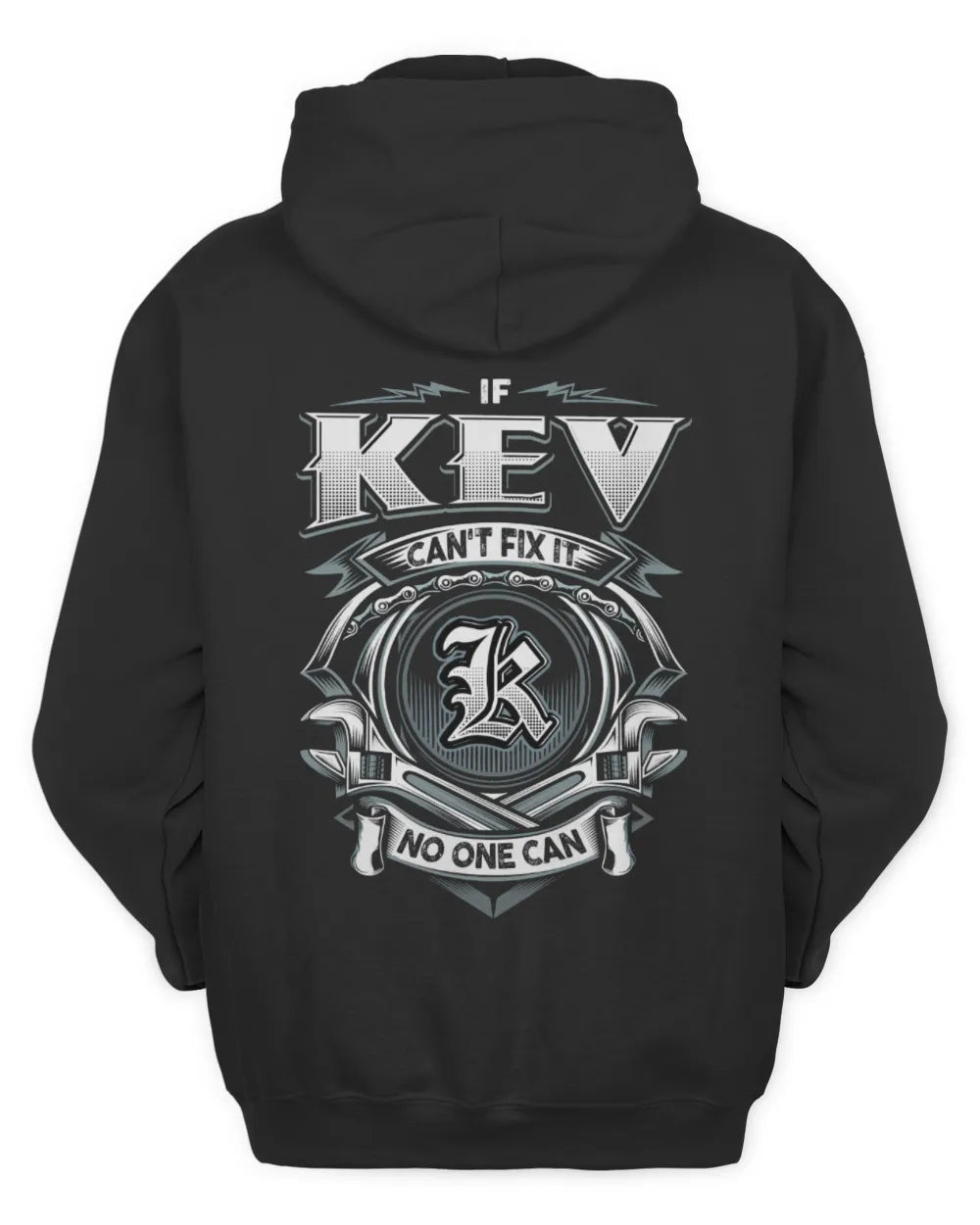 KEV AP81-K4-626 - Personalized Ahmed Quote Apparel “If Ahmed Can't Fix It, No One Can” - Unisex Hoodie - Black