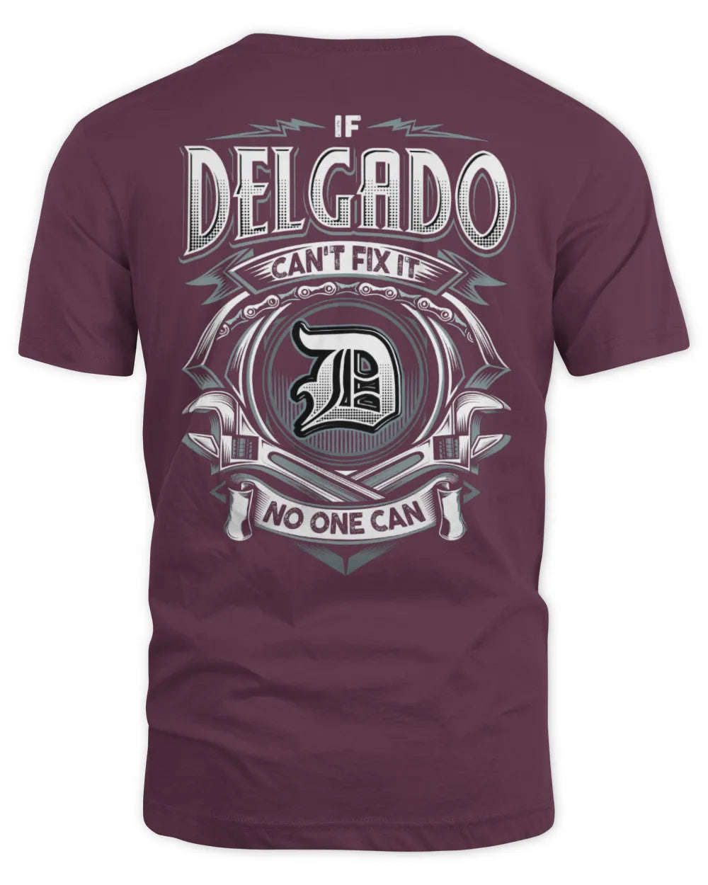 DELGADO AP81-K4-626 - Personalized Ahmed Quote Apparel “If Ahmed Can't Fix It, No One Can” - Unisex Standard T-Shirt - Maroon