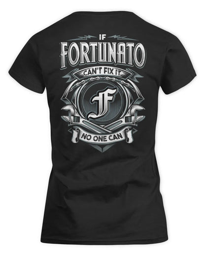 FORTUNATO AP81-K4-626 - Personalized Ahmed Quote Apparel “If Ahmed Can't Fix It, No One Can” - Women's Standard T-Shirt - Black