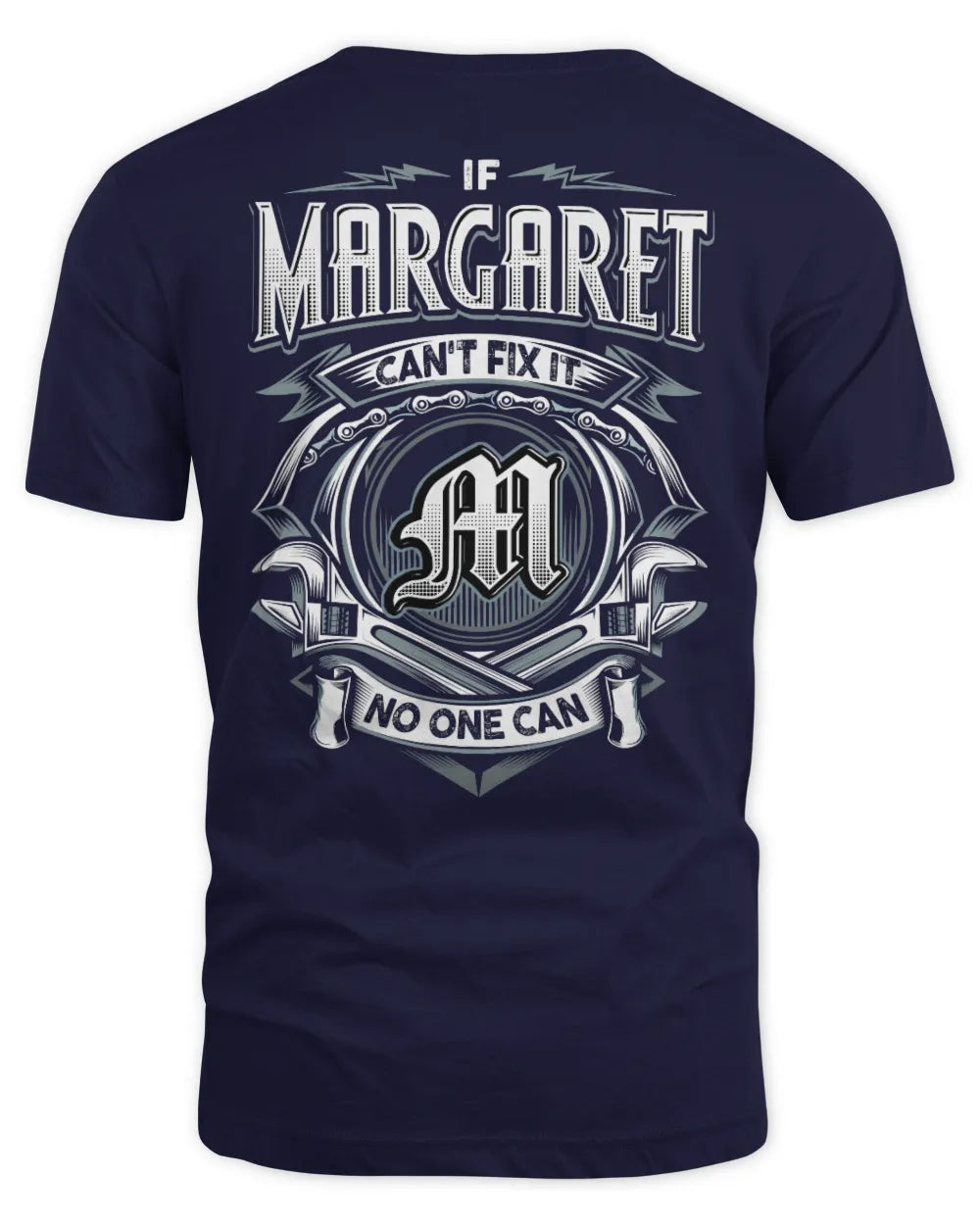 MARGARET AP81-K4-626 - Personalized Ahmed Quote Apparel “If Ahmed Can't Fix It, No One Can” - Unisex Standard T-Shirt - Navy