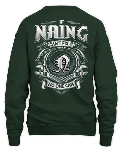 NAING AP81-K4-626 - Personalized Ahmed Quote Apparel “If Ahmed Can't Fix It, No One Can” - Unisex Sweatshirt - Forest Green