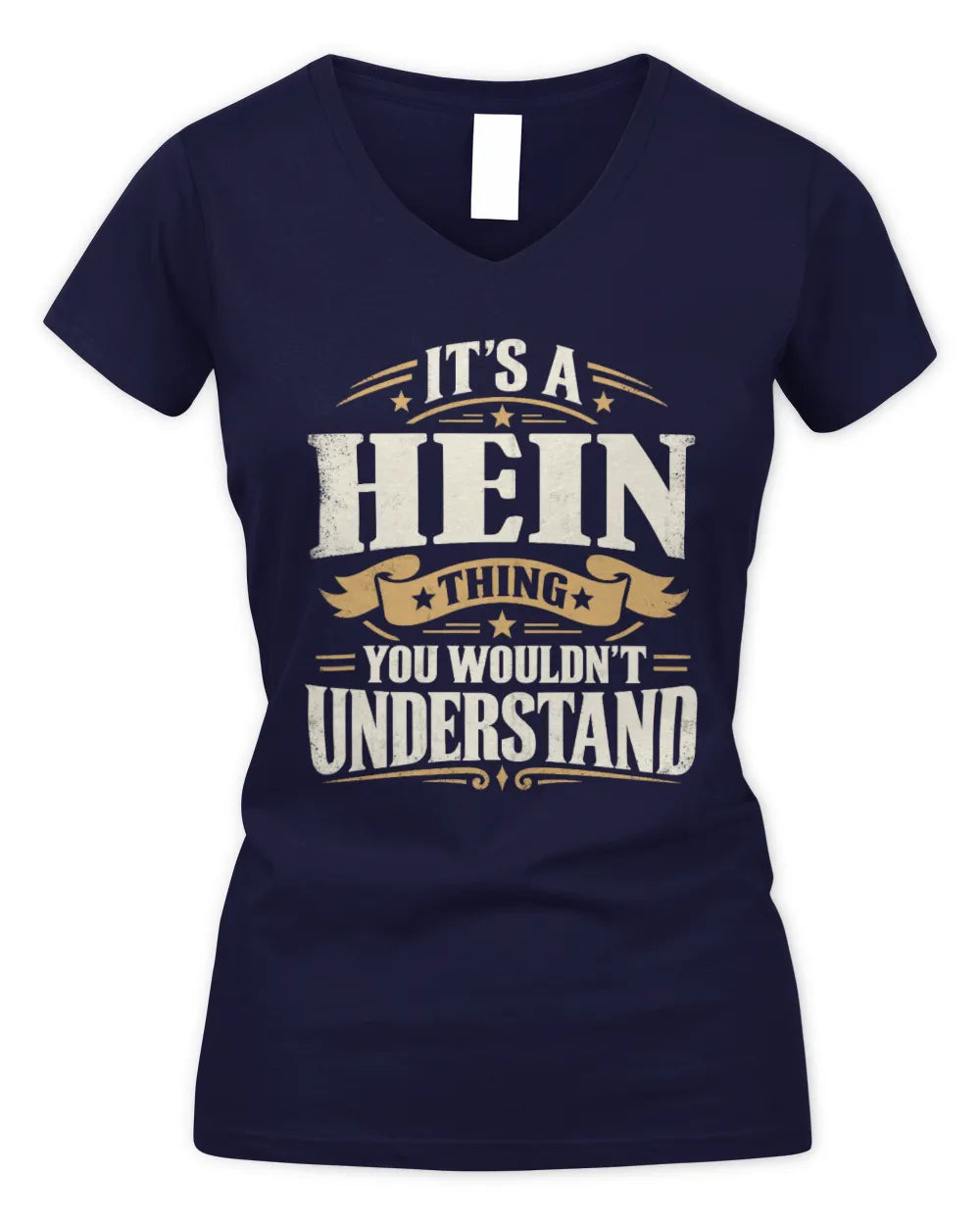 HEIN P08 TH51 - Personalized “It’s a/an [NAME] Thing – You Wouldn’t Understand” Shirt - Women's V-Neck T-Shirt - Navy