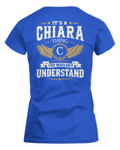 CHIARA KT06-M008 It’s a [NAME] Thing – You Wouldn’t Understand | Personalized Vintage T-Shirt - Women's Standard T-Shirt - Royal