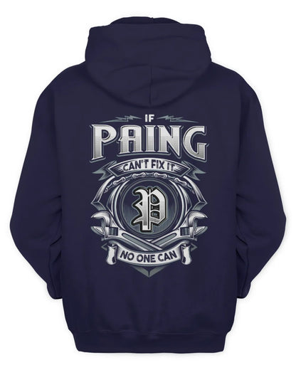 PAING AP81-K4-626 - Personalized Ahmed Quote Apparel “If Ahmed Can't Fix It, No One Can” - Unisex Hoodie - Navy