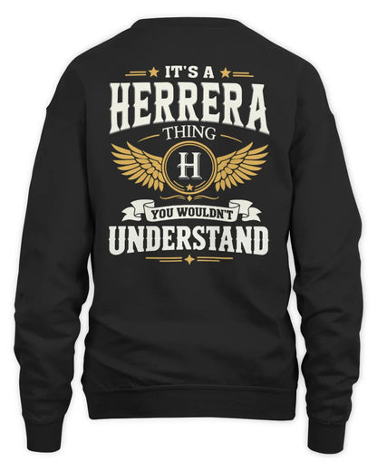 HERRERA KT06-M008 It’s a [NAME] Thing – You Wouldn’t Understand | Personalized Vintage T-Shirt - Unisex Sweatshirt - Black
