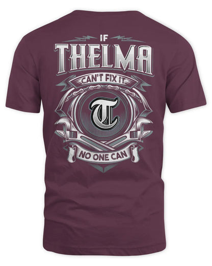 THELMA AP81-K4-626 - Personalized Ahmed Quote Apparel “If Ahmed Can't Fix It, No One Can” - Unisex Standard T-Shirt - Maroon
