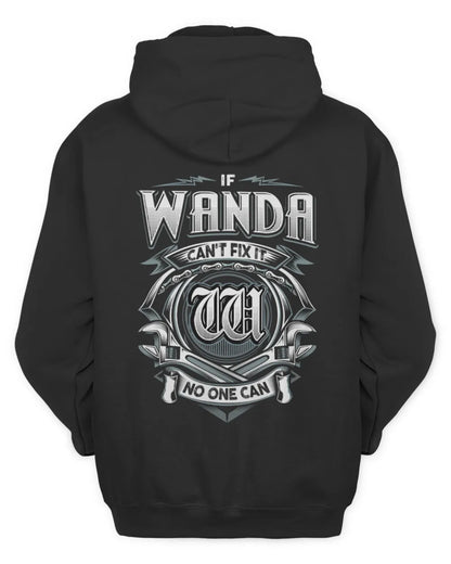 WANDA AP81-K4-626 - Personalized Ahmed Quote Apparel “If Ahmed Can't Fix It, No One Can” - Unisex Hoodie - Black
