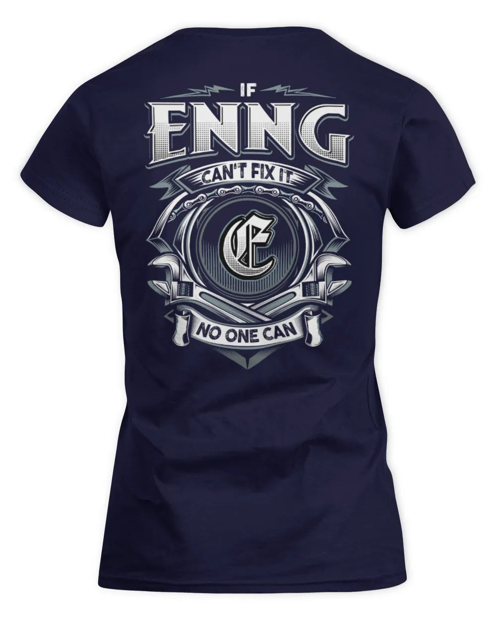 ENNG AP81-K4-626 - Personalized Ahmed Quote Apparel “If Ahmed Can't Fix It, No One Can” - Women's Standard T-Shirt - Navy
