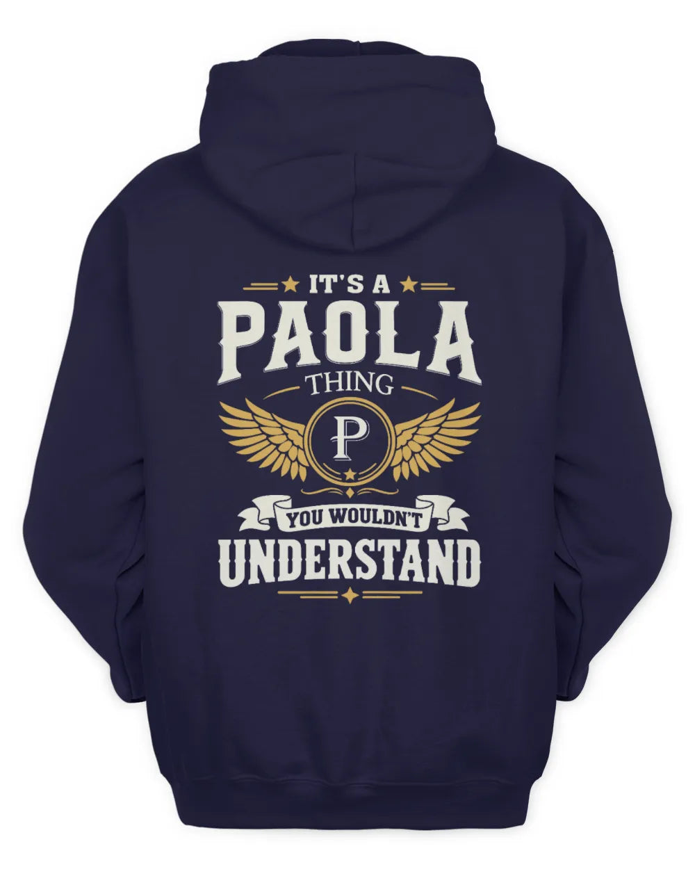 PAOLA KT06-M008 It’s a [NAME] Thing – You Wouldn’t Understand | Personalized Vintage T-Shirt - Unisex Hoodie - Navy