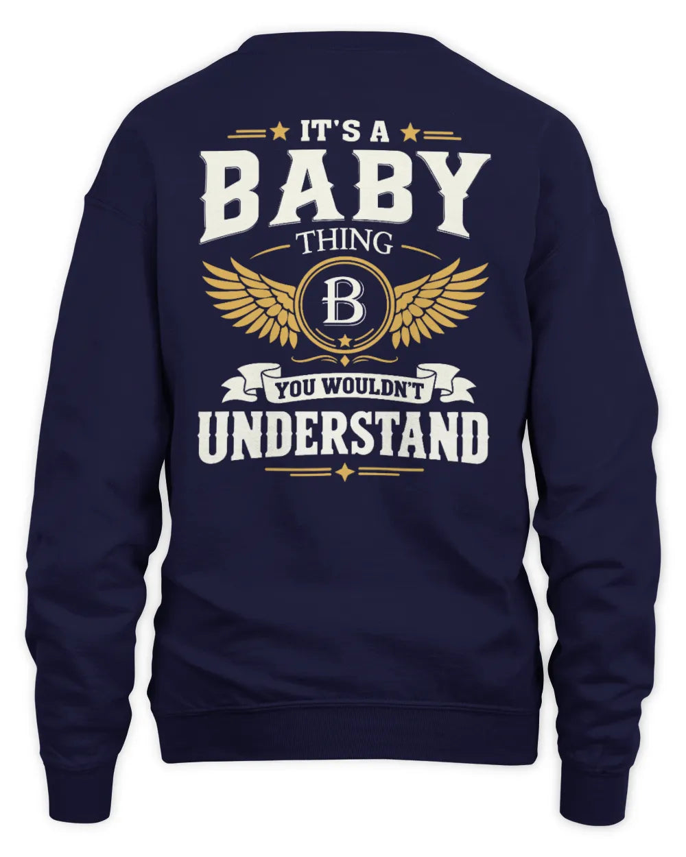 BABY KT06-M008 It’s a [NAME] Thing – You Wouldn’t Understand | Personalized Vintage T-Shirt - Unisex Sweatshirt - Navy