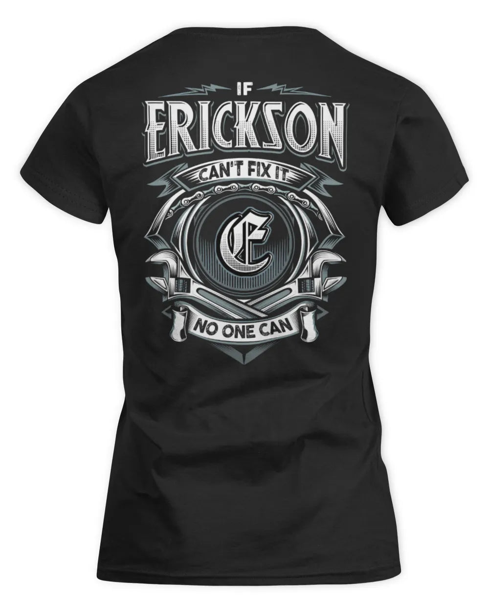 ERICKSON AP81-K4-626 - Personalized Ahmed Quote Apparel “If Ahmed Can't Fix It, No One Can” - Women's Standard T-Shirt - Black
