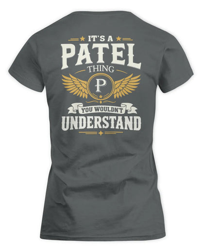 PATEL KT06-M008 It’s a [NAME] Thing – You Wouldn’t Understand | Personalized Vintage T-Shirt - Women's Standard T-Shirt - Charcoal