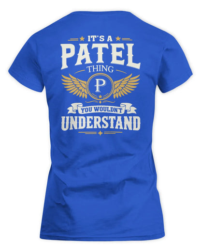 PATEL KT06-M008 It’s a [NAME] Thing – You Wouldn’t Understand | Personalized Vintage T-Shirt - Women's Standard T-Shirt - Royal