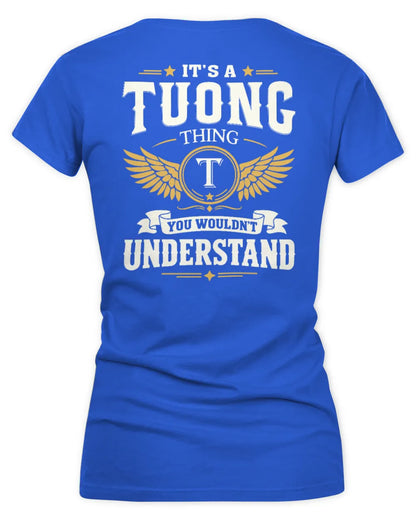 TUONG KT06-M008 It’s a [NAME] Thing – You Wouldn’t Understand | Personalized Vintage T-Shirt - Women's V-Neck T-Shirt - Royal