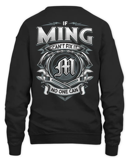 MING AP81-K4-626 - Personalized Ahmed Quote Apparel “If Ahmed Can't Fix It, No One Can” - Unisex Sweatshirt - Black