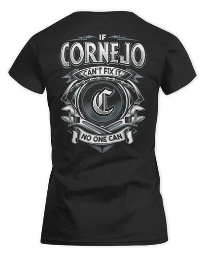 CORNEJO AP81-K4-626 - Personalized Ahmed Quote Apparel “If Ahmed Can't Fix It, No One Can” - Women's Standard T-Shirt - Black