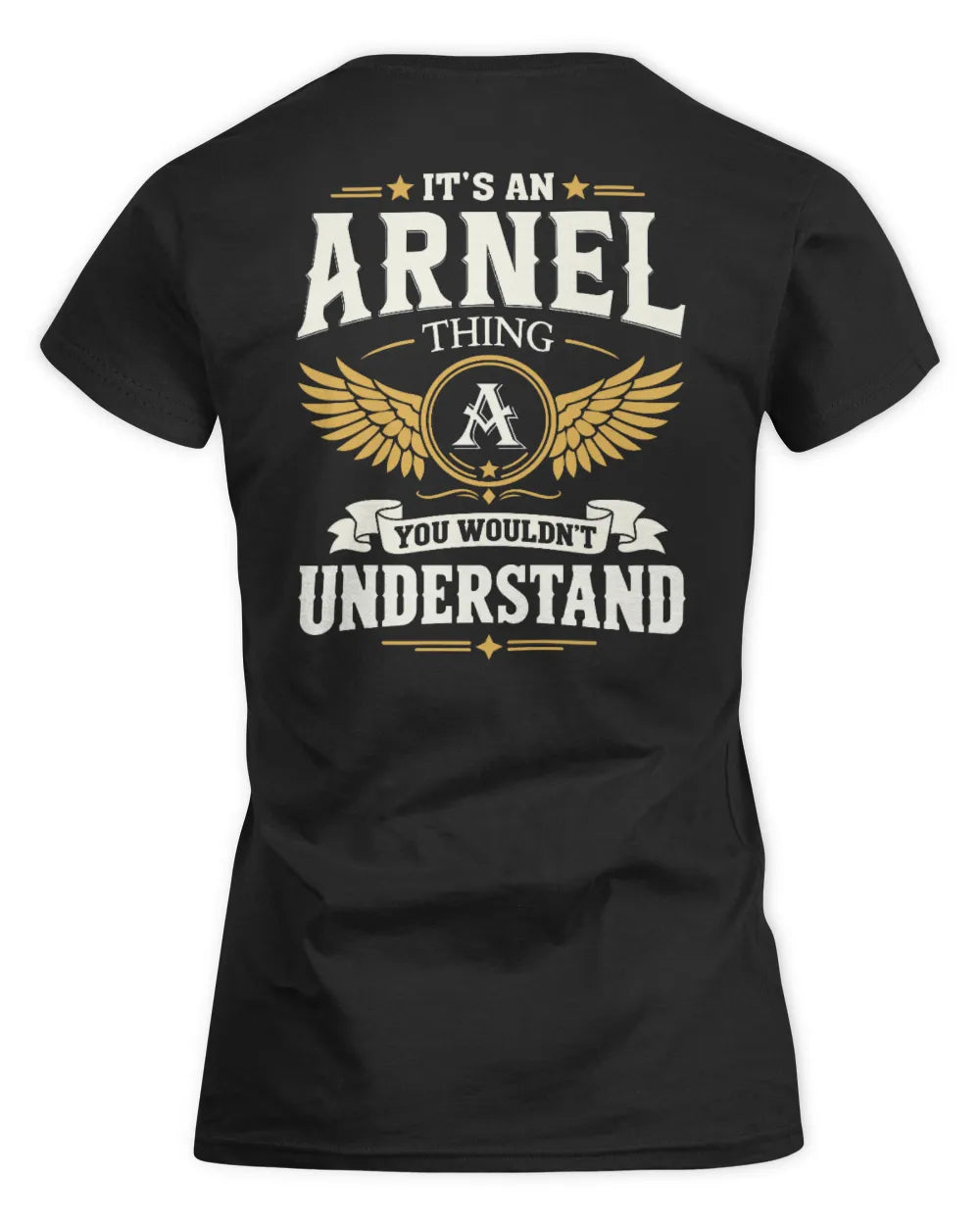 ARNEL KT06-M008 It’s a [NAME] Thing – You Wouldn’t Understand | Personalized Vintage T-Shirt - Women's Standard T-Shirt - Black
