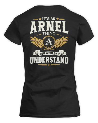 ARNEL KT06-M008 It’s a [NAME] Thing – You Wouldn’t Understand | Personalized Vintage T-Shirt - Women's Standard T-Shirt - Black