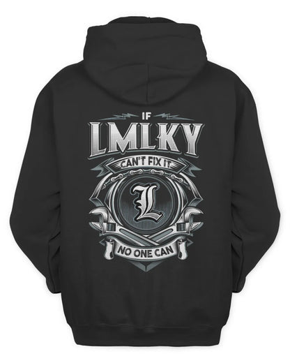 LMLKY AP81-K4-626 - Personalized Ahmed Quote Apparel “If Ahmed Can't Fix It, No One Can” - Unisex Hoodie - Black