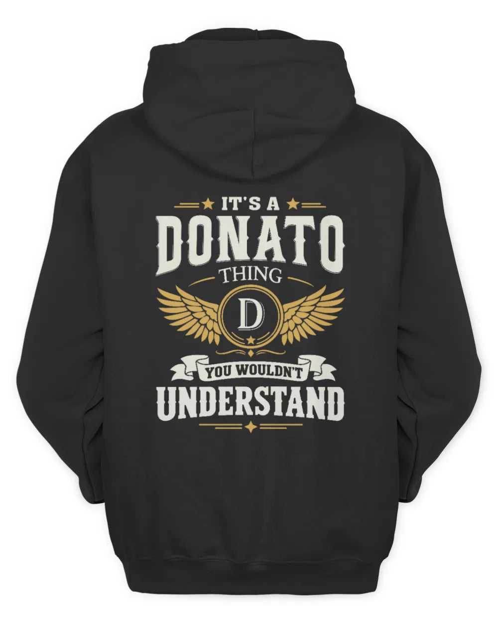 DONATO KT06-M008 It’s a [NAME] Thing – You Wouldn’t Understand | Personalized Vintage T-Shirt - Unisex Hoodie - Black