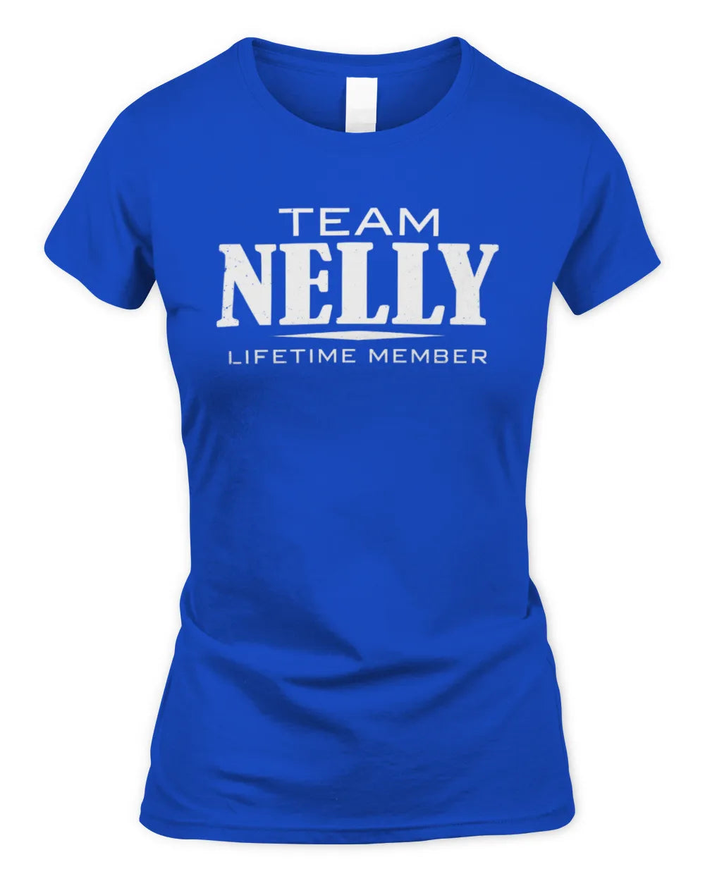 NELLY BL62-K4-128 - Personalized “Team NAME Lifetime Member” - Women's Standard T-Shirt - Royal