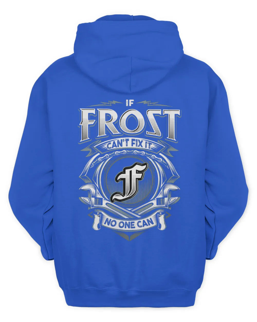 FROST AP81-K4-626 - Personalized Ahmed Quote Apparel “If Ahmed Can't Fix It, No One Can” - Unisex Hoodie - Royal