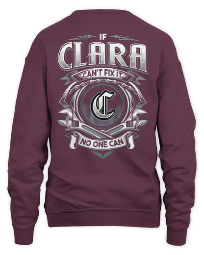 CLARA AP81-K4-626 - Personalized Ahmed Quote Apparel “If Ahmed Can't Fix It, No One Can” - Unisex Sweatshirt - Maroon