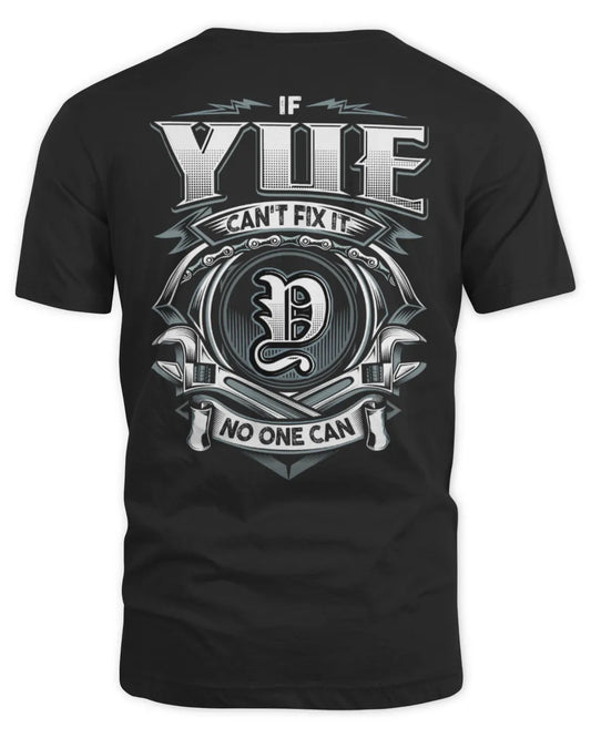 YUE AP81-K4-626 - Personalized Ahmed Quote Apparel “If Ahmed Can't Fix It, No One Can” - Unisex Standard T-Shirt - Black