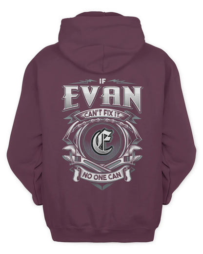 EVAN AP81-K4-626 - Personalized Ahmed Quote Apparel “If Ahmed Can't Fix It, No One Can” - Unisex Hoodie - Maroon
