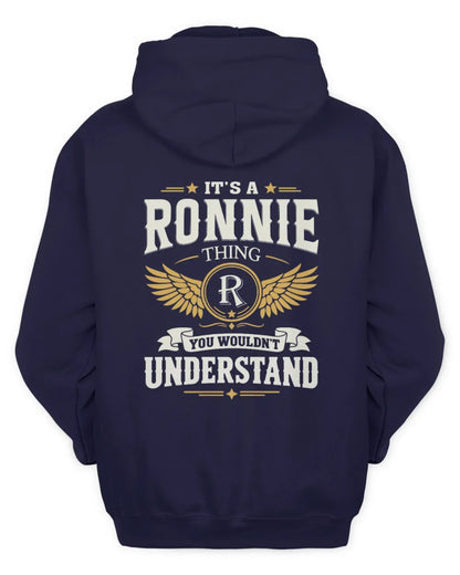 RONNIE KT06-M008 It’s a [NAME] Thing – You Wouldn’t Understand | Personalized Vintage T-Shirt - Unisex Hoodie - Navy