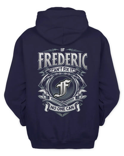 FREDERIC AP81-K4-626 - Personalized Ahmed Quote Apparel “If Ahmed Can't Fix It, No One Can” - Unisex Hoodie - Navy