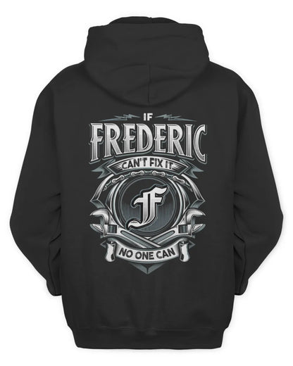 FREDERIC AP81-K4-626 - Personalized Ahmed Quote Apparel “If Ahmed Can't Fix It, No One Can” - Unisex Hoodie - Black