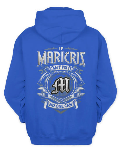 MARICRIS AP81-K4-626 - Personalized Ahmed Quote Apparel “If Ahmed Can't Fix It, No One Can” - Unisex Hoodie - Royal