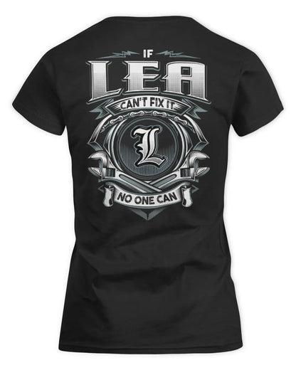 LEA AP81-K4-626 - Personalized Ahmed Quote Apparel “If Ahmed Can't Fix It, No One Can” - Women's Standard T-Shirt - Black
