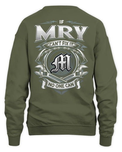 MRY AP81-K4-626 - Personalized Ahmed Quote Apparel “If Ahmed Can't Fix It, No One Can” - Unisex Sweatshirt - Military Green