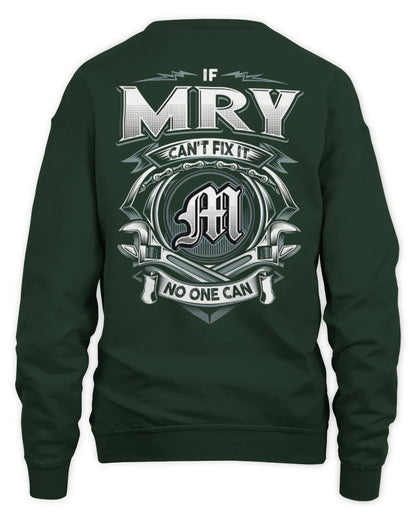 MRY AP81-K4-626 - Personalized Ahmed Quote Apparel “If Ahmed Can't Fix It, No One Can” - Unisex Sweatshirt - Forest Green