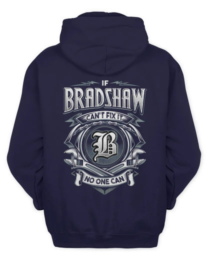 BRADSHAW AP81-K4-626 - Personalized Ahmed Quote Apparel “If Ahmed Can't Fix It, No One Can” - Unisex Hoodie - Navy