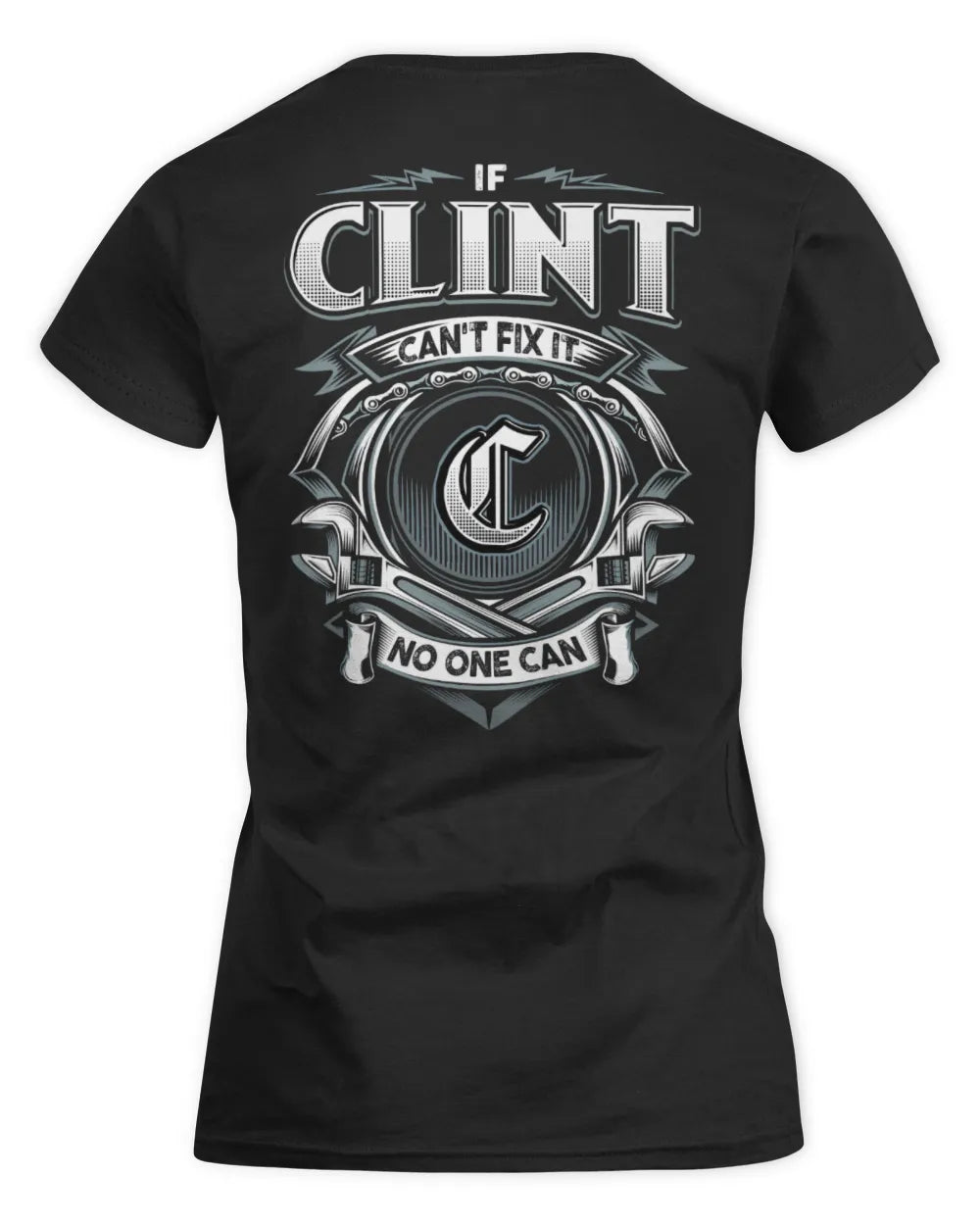 CLINT AP81-K4-626 - Personalized Ahmed Quote Apparel “If Ahmed Can't Fix It, No One Can” - Women's Standard T-Shirt - Black