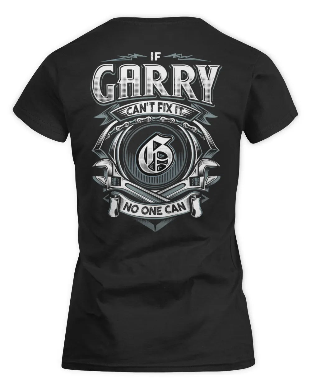 GARRY AP81-K4-626 - Personalized Ahmed Quote Apparel “If Ahmed Can't Fix It, No One Can” - Women's Standard T-Shirt - Black