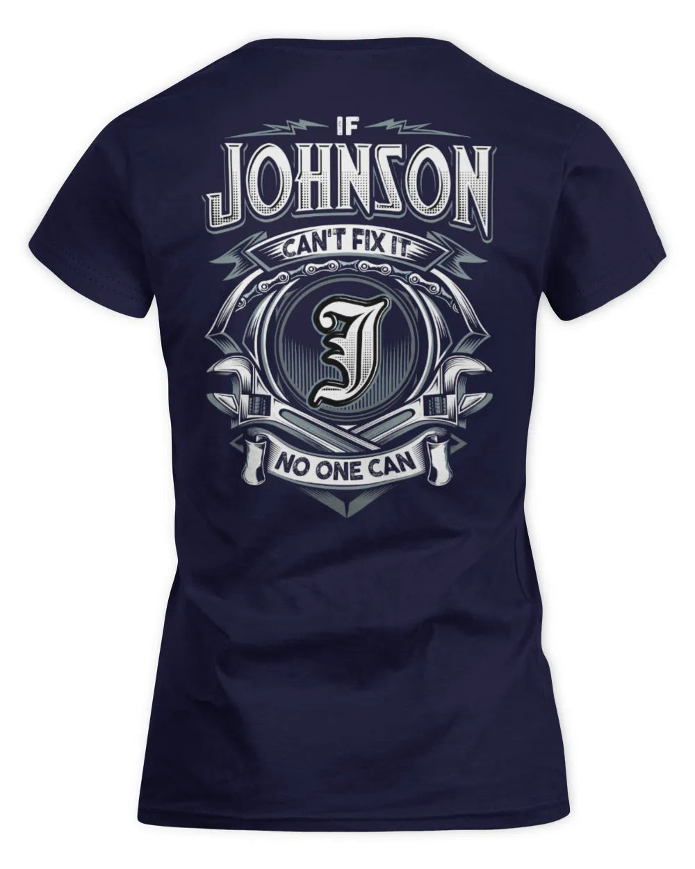 JOHNSON AP81-K4-626 - Personalized Ahmed Quote Apparel “If Ahmed Can't Fix It, No One Can” - Women's Standard T-Shirt - Navy