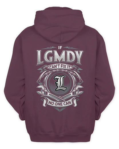 LGMDY AP81-K4-626 - Personalized Ahmed Quote Apparel “If Ahmed Can't Fix It, No One Can” - Unisex Hoodie - Maroon