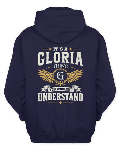 GLORIA KT06-M008 It’s a [NAME] Thing – You Wouldn’t Understand | Personalized Vintage T-Shirt - Unisex Hoodie - Navy