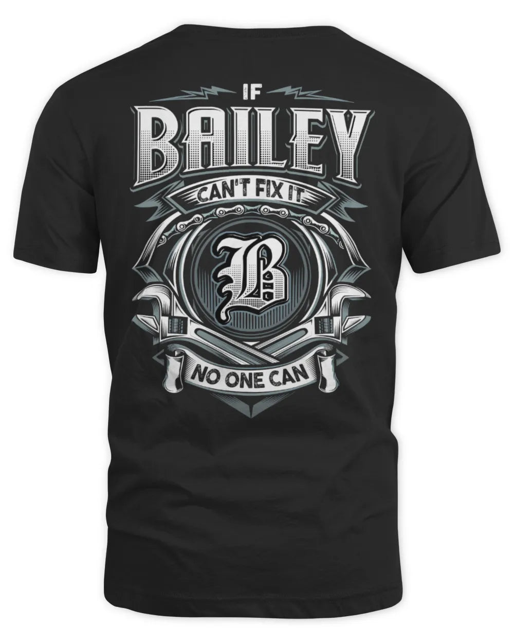 BAILEY AP81-K4-626 - Personalized Ahmed Quote Apparel “If Ahmed Can't Fix It, No One Can” - Unisex Standard T-Shirt - Black