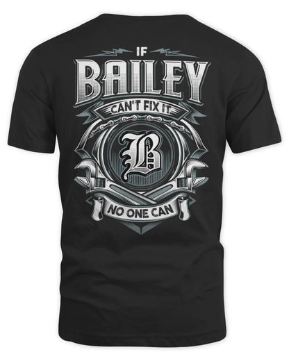 BAILEY AP81-K4-626 - Personalized Ahmed Quote Apparel “If Ahmed Can't Fix It, No One Can” - Unisex Standard T-Shirt - Black